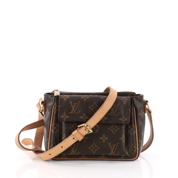 Louis Vuitton Viva Cite Handbag Monogram Canvas PM Brown 3253201