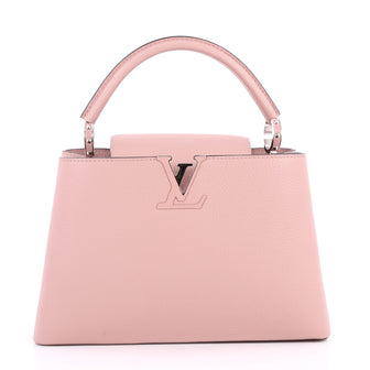 Louis Vuitton Capucines Handbag Leather PM Pink 3255801