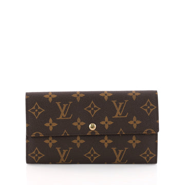 Louis Vuitton Sarah Wallet Monogram Canvas Brown 3257602