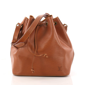 Louis Vuitton Petit Noe Handbag Epi Leather Brown 3258101