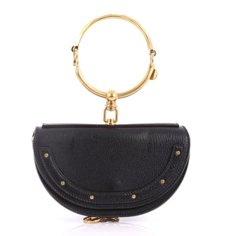 Chloe Nile Crossbody Bag Leather Mini Black 3259005