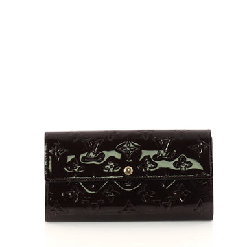 Louis Vuitton Sarah Wallet Monogram Vernis Purple 3259404