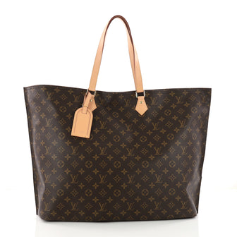 Louis Vuitton All In Handbag Monogram Canvas GM Brown 3262901