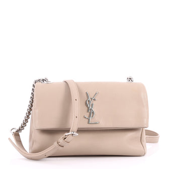  Saint Laurent West Hollywood Shoulder Bag Leather Small Neutral 3265901