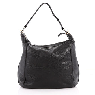 Gucci Bamboo Bar Hobo Leather Medium Black 3266102