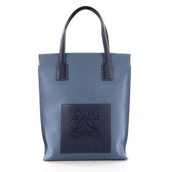  Loewe Shopper Tote Canvas North South Blue 3268701