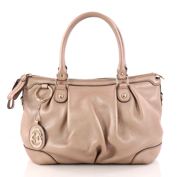  Gucci Sukey Top Handle Tote Guccissima Leather Medium Pink 3269005