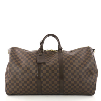 Louis Vuitton Keepall Bandouliere Bag Damier 55 Brown 3269303