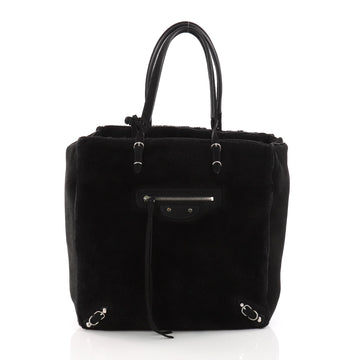 Papier A5 Classic Studs Handbag Shearling Medium