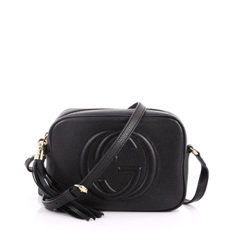 Gucci Soho Disco Crossbody Bag Leather Small Black 3270201