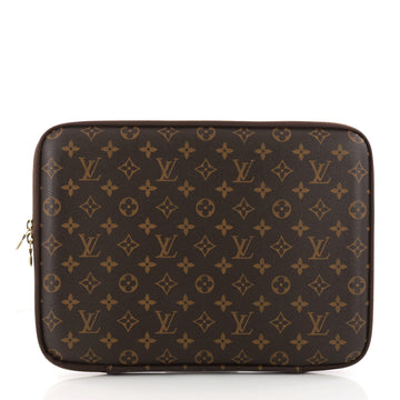 Louis Vuitton Laptop Sleeve Monogram Canvas 13 Brown 3270301