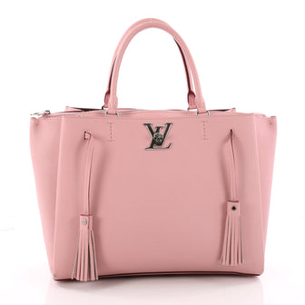 Louis Vuitton Lockmeto Handbag Leather Pink 3270701