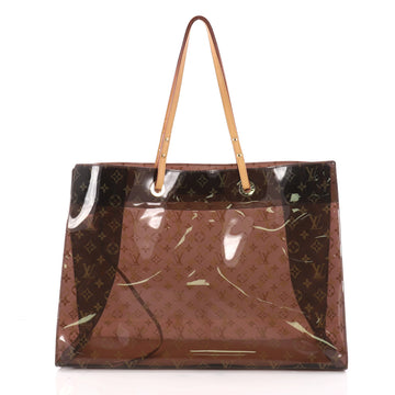 Louis Vuitton Ambre Sac Cabas Monogram Vinyl GM Brown 3270803