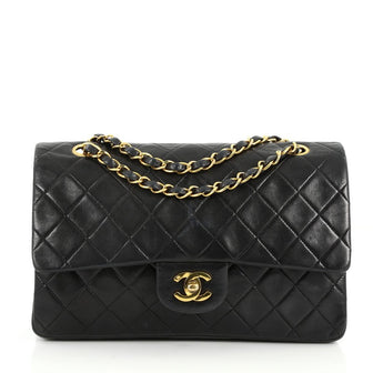 Chanel Vintage Classic Double Flap Bag Quilted Lambskin 3271601