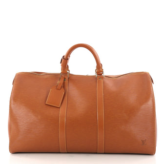 Louis Vuitton Keepall Bag Epi Leather 50 Brown 3271702