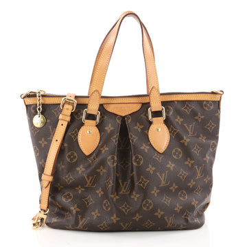 Louis Vuitton Palermo Handbag Monogram Canvas PM Brown 3271904