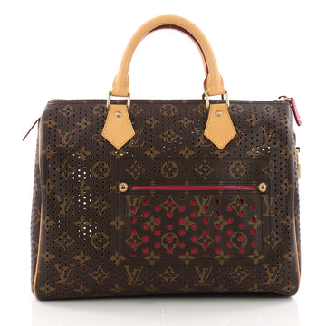 Louis Vuitton Speedy Handbag Perforated Monogram Canvas 3272801