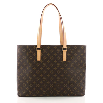 Louis Vuitton Luco Handbag Monogram Canvas Brown 3272802