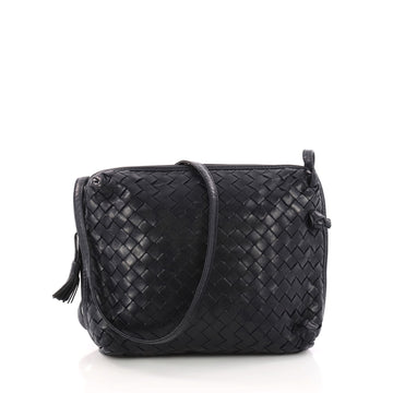 Bottega Veneta Crossbody Intrecciato Nappa Small Blue 3275001