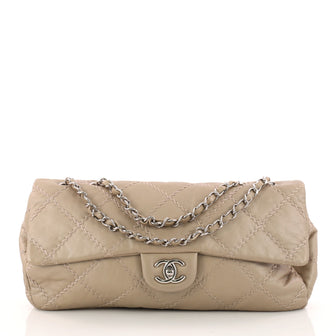 Chanel Ultimate Stitch Flap Bag Quilted Lambskin East Neutral 3275701