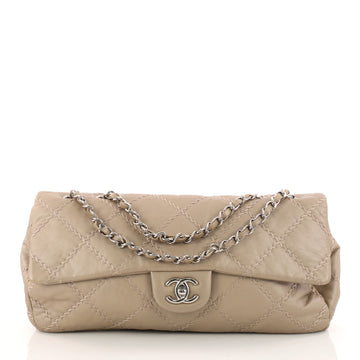 Chanel Ultimate Stitch Flap Bag Quilted Lambskin East Neutral 3275701