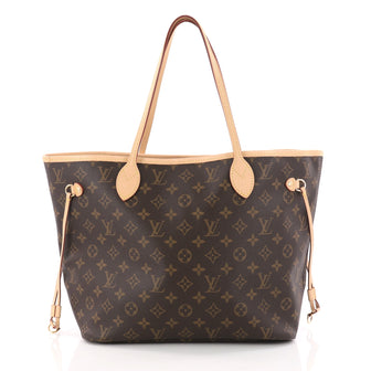Louis Vuitton Neverfull NM Tote Monogram Canvas MM Brown 3276001