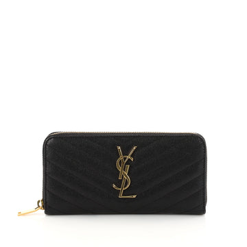Saint Laurent Classic Monogram Zip Around Wallet 3276703