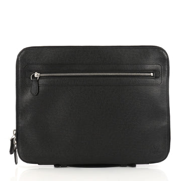 Louis Vuitton Vladimir Portfolio Bag Taiga Leather Black 3277002
