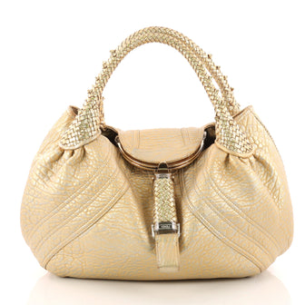 Fendi Spy Bag Leather Gold 3277501