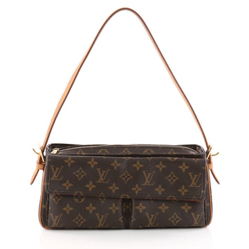 Louis Vuitton Viva Cite Handbag Monogram Canvas MM Brown 3277602