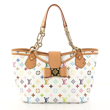 Louis Vuitton Annie Handbag Monogram Multicolor GM White 3277801