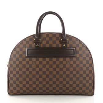 Louis Vuitton Nolita Handbag Damier 24 Heures Brown 3278102