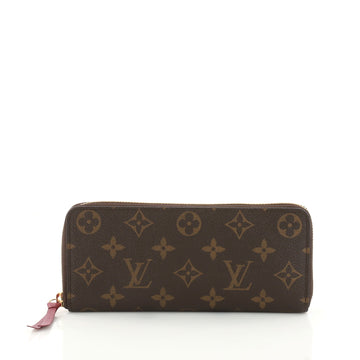 Louis Vuitton Clemence Wallet Monogram Canvas Brown 3278104
