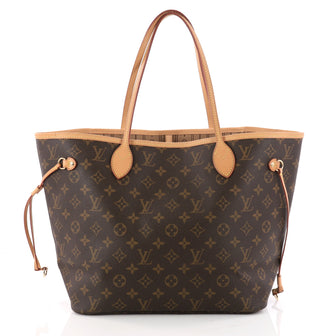 Louis Vuitton Neverfull Tote Monogram Canvas MM Brown 3278802