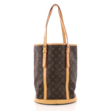 Louis Vuitton Bucket Bag Monogram Canvas GM Brown 3279103