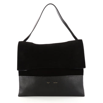 Celine All Soft Tote Suede Black 3279401