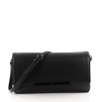 Christian Louboutin Rougissime Crossbody Bag Leather Black 3279404