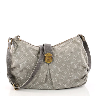 Louis Vuitton Slightly Handbag Denim Gray 3279601