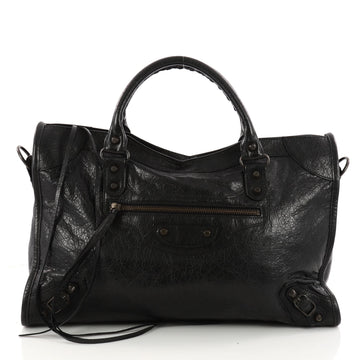 Balenciaga City Classic Studs Handbag Leather Medium 3280303
