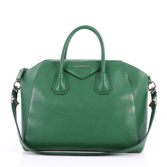 Givenchy Antigona Bag Leather Medium Green 3282001