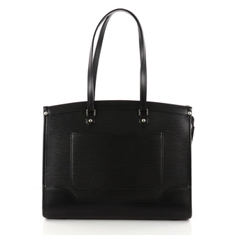 Louis Vuitton Madeleine Handbag Epi Leather GM Black 3282601