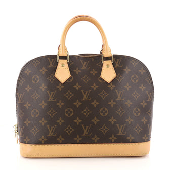 Louis Vuitton Vintage Alma Handbag Monogram Canvas PM 3282802