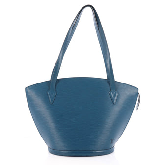 Louis Vuitton Saint Jacques Handbag Epi Leather GM Blue 3282901