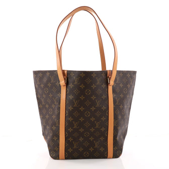 Louis Vuitton Shopping Sac Handbag Monogram Canvas MM 3288305