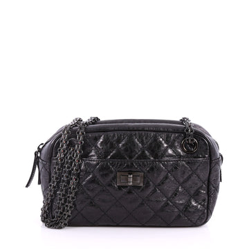 Chanel Reissue Camera Bag Quilted Aged Calfskin Small Black 3289004