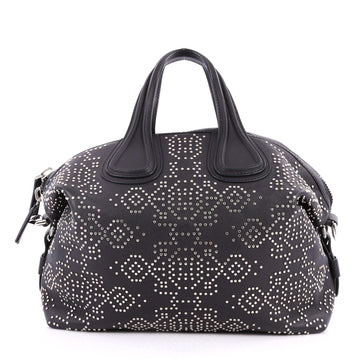 Givenchy Nightingale Satchel Studded Waxed Leather 3289401