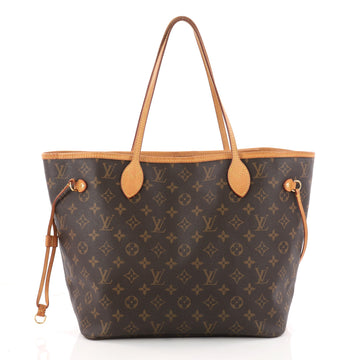  Louis Vuitton Neverfull Tote Monogram Canvas MM Brown 3289705