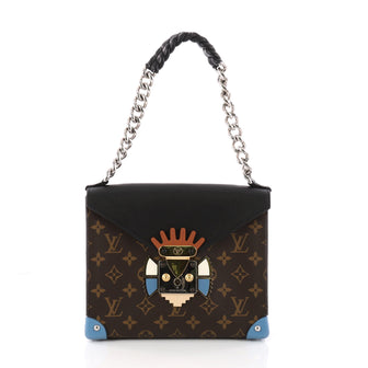 Louis Vuitton Pochette Mask Monogram Canvas GM Brown 3290202