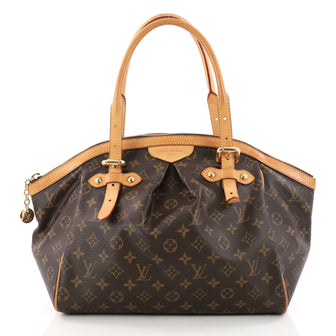  Louis Vuitton Tivoli Handbag Monogram Canvas GM Brown 3290704