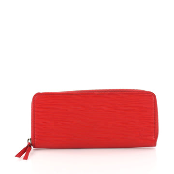  Louis Vuitton Clemence Wallet Epi Leather Red 3293002